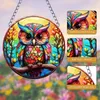 GKA Sonnenfänger Eule bunt 15 cm Buntglas Lichtfänger Produktbild-Vorschau 3