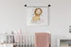 MuchoWow® Wandteppich Wandbehang Löwe - Krone - Sterne Produktbild-Vorschau 1