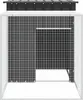 vidaXL Klatka dla królików antracyt 200x91x100 cm Stal Podgląd zdjęcia produktu 4