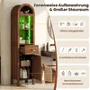 Merax Badezimmerschrank mit LED, Badschrank Hochschrank mit Produktbild-Vorschau 11