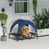 Hundebett Outdoor mit Sonnendach, Hundeliege erhöht mit Produktbild-Vorschau 4
