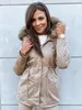 Dstreet. Parka para mujer, modelo Goddess, color beige, Vista previa de la imagen del producto 1