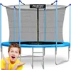 Zahradní trampolína 6 stop/183 cm s vnitřní sítí a žebříkem Náhled obrázku produktu 1
