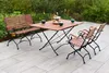 Merxx Gartenmöbel Set 4tlg., 2 Klappsessel, 2-sitzige Produktbild-Vorschau 2