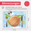 stabiles Vinyl Tischset Weltkarte 3D Kinder Platzset Produktbild-Vorschau 3