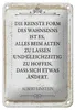 Blechschild Spruch Einstein reinste Form Wahnsinns 12x18cm Produktbild-Vorschau 1