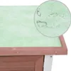 vidaXL Conigliera 1 anta in legno marrone Anteprima dell’immagine prodotto 5