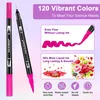 Filzstifte, 120 Farben Dual Brush Pens Set, Dicke und Dünne Produktbild-Vorschau 2