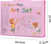 Zestaw do malowania 208 szt. różowy Podgląd zdjęcia produktu 7