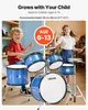 Batteria VEVOR, 5 pezzi, incl. grancassa da 40,6 cm, Anteprima dell’immagine prodotto 11