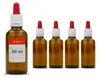 5 x 50 ml braune Glasflaschen mit Glaspipette Produktbild-Vorschau 1