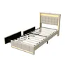 INONEFT Polsterbett 90x200 mit Stauraum, Jugendbett mit LED Produktbild-Vorschau 11
