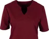beb MEDIZIN/PFLEGE Damen KASACK Kurzarm V-Neck Weinrot Produktbild-Vorschau 3
