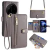 Handykette Kunstleder für Xiaomi 17 Ultra Grau Produktbild-Vorschau 1