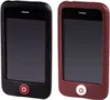 lot de 2 coques en silicone noir/rouge pour Apple iPhone Voir les images du produit 1