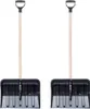 2x Schneeräumer 47cm Schneeschieber ECO Schwarz Schaufeln - Produktbild-Vorschau 1