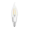 6 x Osram LED Filament Windstoß Kerze 4,5W = 40W E14 klar Produktbild-Vorschau 2