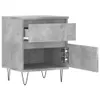 vidaXL Tables de nuit 2 pcs. Gris béton 40x35x50 cm Bois Voir les images du produit 5