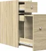 vidaXL Koupelnová skříňka úzká s kolečky Materiál na bázi Náhled obrázku produktu 7