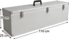 ECI Koffer (LBH) 110x25x35cm Silber Deckel abnehmbar Produktbild-Vorschau 2
