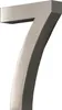 Hausnummer Premium Edelstahl in 3D Design Arial H20cmxT3cm Produktbild-Vorschau 5