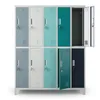 A set of multi-colored lockers arranged in a grid, with one door open. Anteprima dell’immagine prodotto