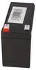A black battery with a label and barcode on top. Náhled obrázku produktu
