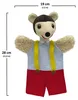 Handpuppe Pezi 28 cm, 21874A Produktbild-Vorschau 4