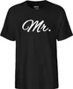Huuraa Herren T-Shirt Mr. Schriftzug L Black Bio Baumwolle Produktbild-Vorschau 2