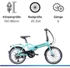 Zündapp Z101 20 Zoll Elektro Klapprad für Erwachsene 150 - Produktbild-Vorschau 3