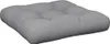 A gray tufted cushion is shown from a slightly elevated side angle against a white background. Produktbild-Vorschau