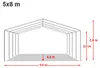 TOOLPORT Lagerzelt 5x8 m Zelthalle Unterstand Weidezelt PVC Produktbild-Vorschau 10