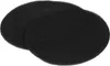 Two black foam ear pads are shown on a white background. Produktbild-Vorschau