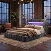 Letto imbottito con boxspring, dimensioni 180x200 cm, con Anteprima dell’immagine prodotto 6
