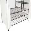 tectake® Metall-Garderobenschrank 112 x 207 x 57 cm Produktbild-Vorschau 5
