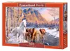 CASTORLAND Puzzle 500el. Winter Melt - Koně zimní krajina Náhled obrázku produktu 3