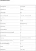 A table of technical specifications for a car roof box. Produktbild-Vorschau