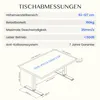 Bureau réglable en hauteur FLEXISPOT EC5 Pro 140 x 80 cm, Voir les images du produit 11