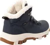 A single blue boot with white fur lining is shown against a white background. Produktbild-Vorschau