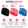Sport Stirnband 3er Set Pink Blau Schwarz– rutschfest, Produktbild-Vorschau 7