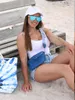 styleBREAKER Uni Monoglas Nerd Sonnenbrille mit Bambus Produktbild-Vorschau 7