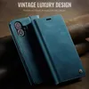 Étui en cuir pour iPhone 16, protection RFID, fermeture Voir les images du produit 2