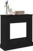 vidaXL Kaminumrandung Schwarz Eichen-Optik 90x30x90 cm Produktbild-Vorschau 4