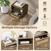 Comodino KOMFOTTEU con cassetti in rattan, comodino in Anteprima dell’immagine prodotto 5