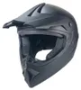 Crosshelm Helm Motorradhelm Motocross Jethelm Schwarz Matt Produktbild-Vorschau 1