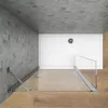 60x200cm Walk in Duschwand+40x200cm Flipper Panel + 45cm Produktbild-Vorschau 4