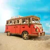 Puzzle 3D in legno dell'auto Volkswagen VW T1 Anteprima dell’immagine prodotto 2