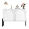 Buffet Merax avec 2 portes, commode avec pieds en métal, Voir les images du produit 8