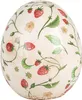 Clayre & Eef Figurka Jajko Ø 14x16 cm Beżowo-czerwone Podgląd zdjęcia produktu 2