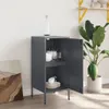 vidaXL Sideboard Anthrazit 36x39x79 cm Stahl Produktbild-Vorschau 3